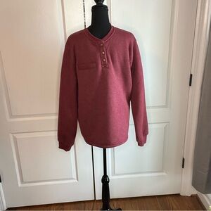 SOLD! Coleman Maroon Fleece Jacket